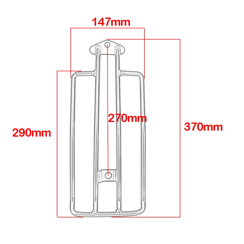 Motorcycle Rear Solo Seat Rear Fender Luggage Rack Chrome For Harley Sportster Iron XL883 XL1200 X48 Custom Roadster