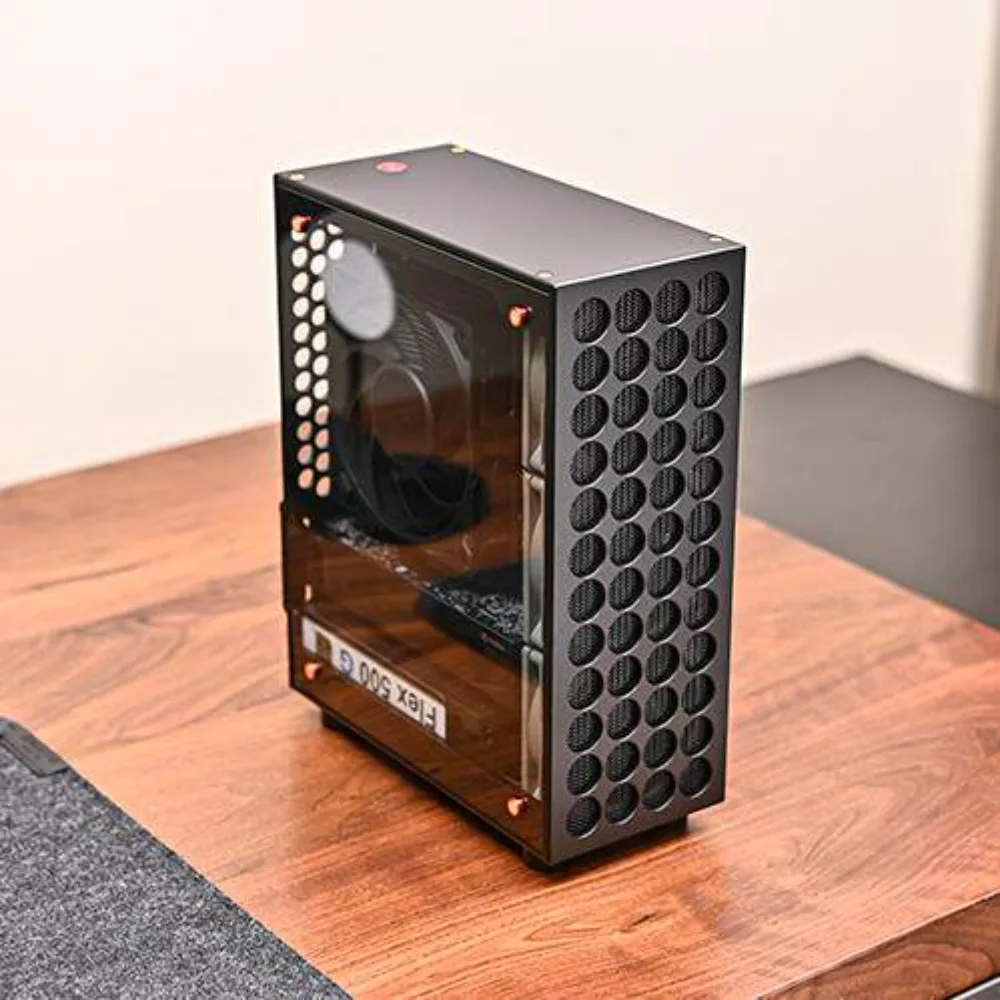 All-aluminum Small Computer Chassis V9 Captain - Double-slot Half-height PCI Supported Mini Case