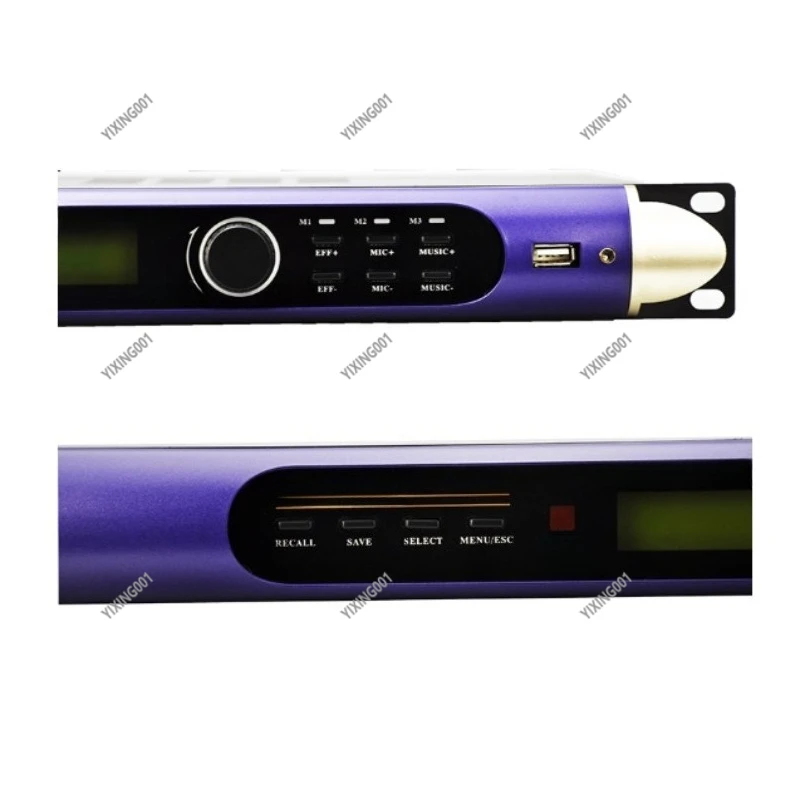 Home Karaoke Digital Sound Effect Processor X8 Professional DJ Audio Mixer Echo Reverberation Party Use