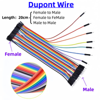 40-120pcs Dupont Line 20CM 40Pin Male to Male + Male to Female and Female to Female Jumper Wire Dupont Cable for DIY KIT