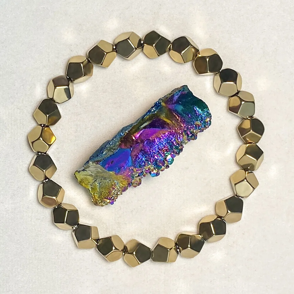 Fashionable bead bracelet handmade elastic rope bracelet suitable for daily wear as a holiday gift