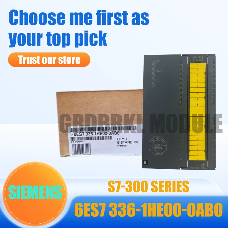 

New Original SIEMENS 6ES7 336-1HE00-0AB0 6ES7336-1HE00-0AB0 SIMATIC S7-300 SM336 Analog Input Module