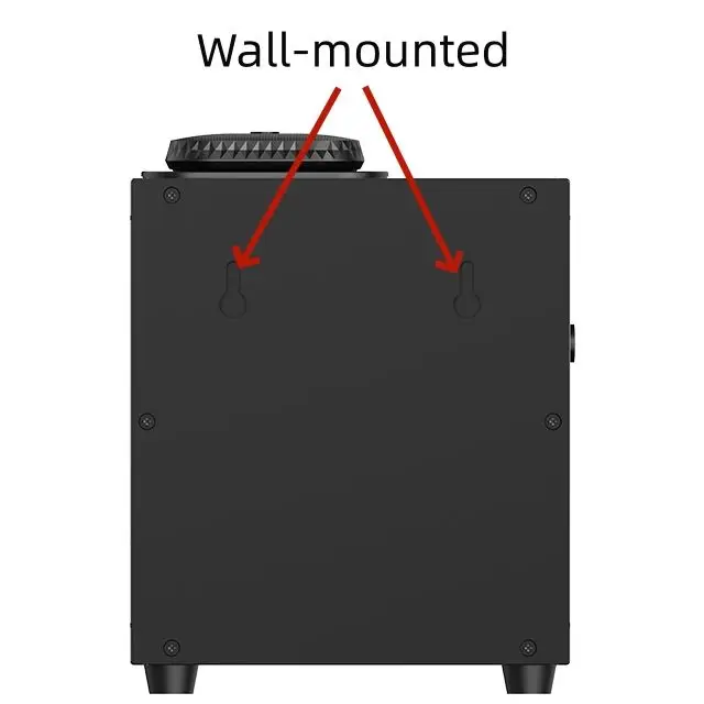 Hotel Air Aromatherapy Machine Bluetooth Controlled Electric Essential Oil Diffuser Black Canister for Car Installation