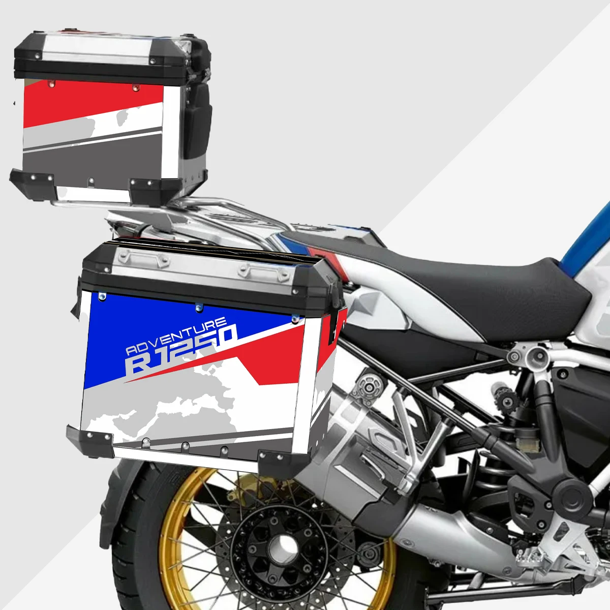 Motorcycle Aluminum Box Sticker Case for Panniers 40 GS R1250GS R1200GS R1200 R1250 GS Adventure 2014-2023