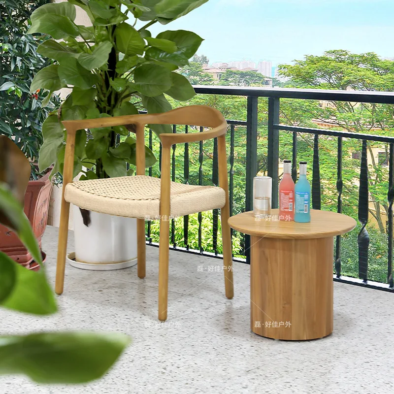 

Customizable Nordic outdoor tables and chairs courtyard