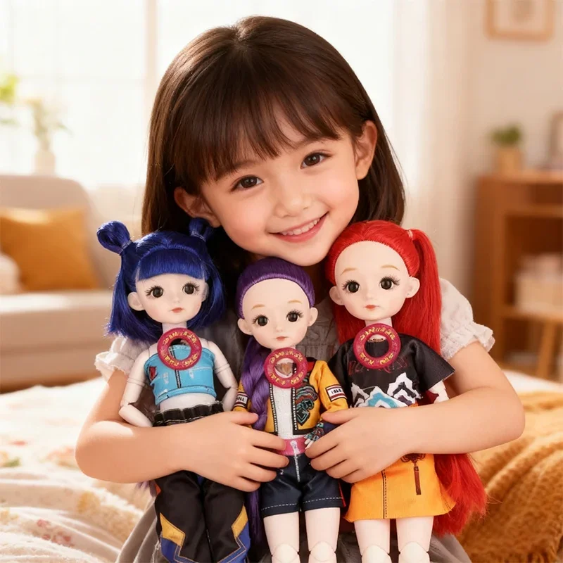 

A New Series Korean Wave Girl Group K-POP Witch Hunt Doll Rumi Mirazoi Toy Vinyl Doll Christmas Children's Birthday Gift