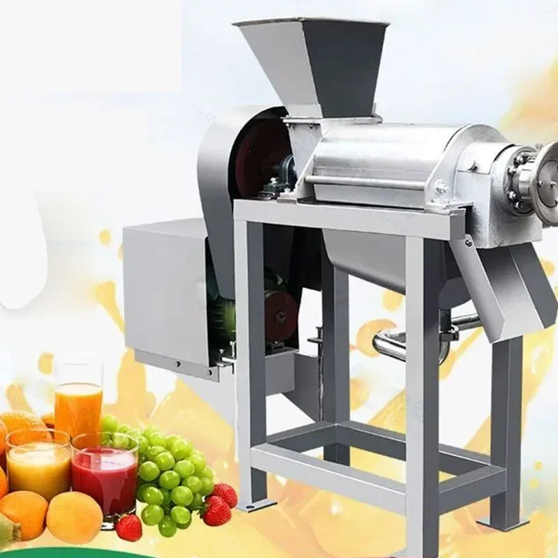 Industrial Spiral Screw Fruit Juicer Automatic Pomace Separation Stainless Steel Continuous Feed Juice Extractor（Customized）