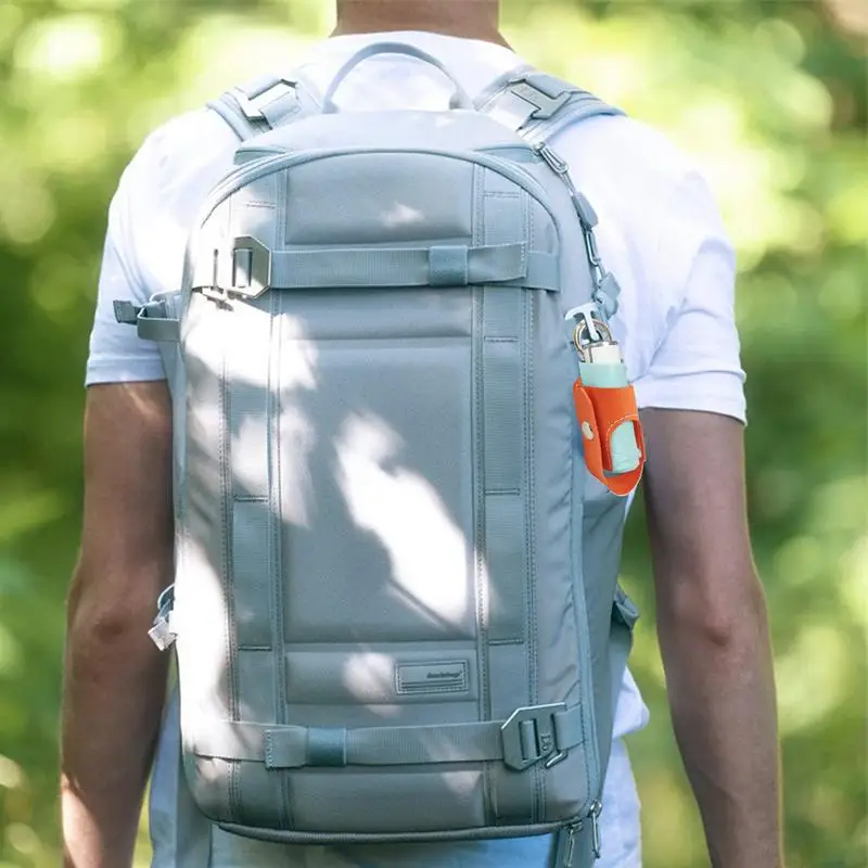 

Чехол-держатель для ингалятора, кожаный чехол для ингалятора, брелок для ключей, портативный дизайн, чехол для переноски ингалятора для школы, кемпинга, путешествий, бизнеса