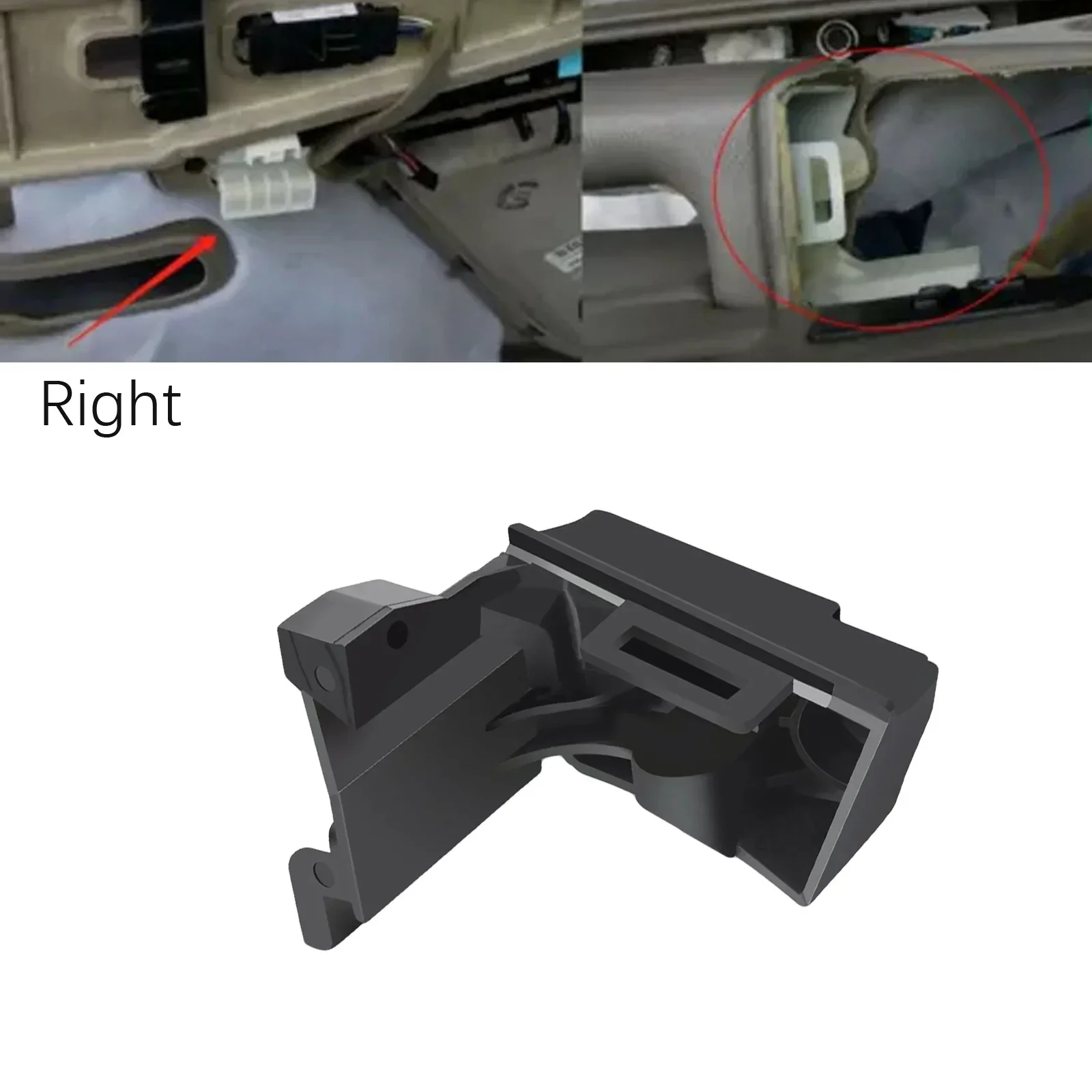 

Front Right Armrest Bracket Right Door Armrest Bracket For Car Interior Direct Replacement Easy Installation High Compatibility
