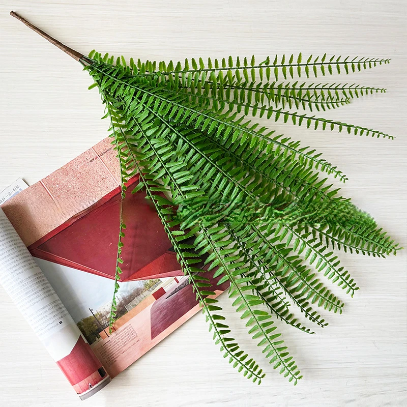 INS 68CM Simulation Fern Leaf Photography Props Home Store Decoration Green Plants