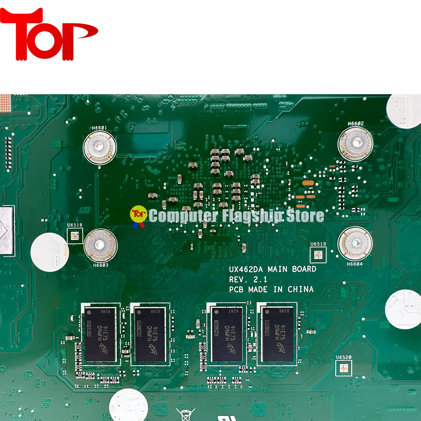 Imagem -06 - Placa-mãe do Portátil para Asus Zenbook Flip 14 Mainboard 8g-ram Q406da Q406q Q406 Ux462qa Um462da R33200 R5-3500u R7-3700u Ux462da