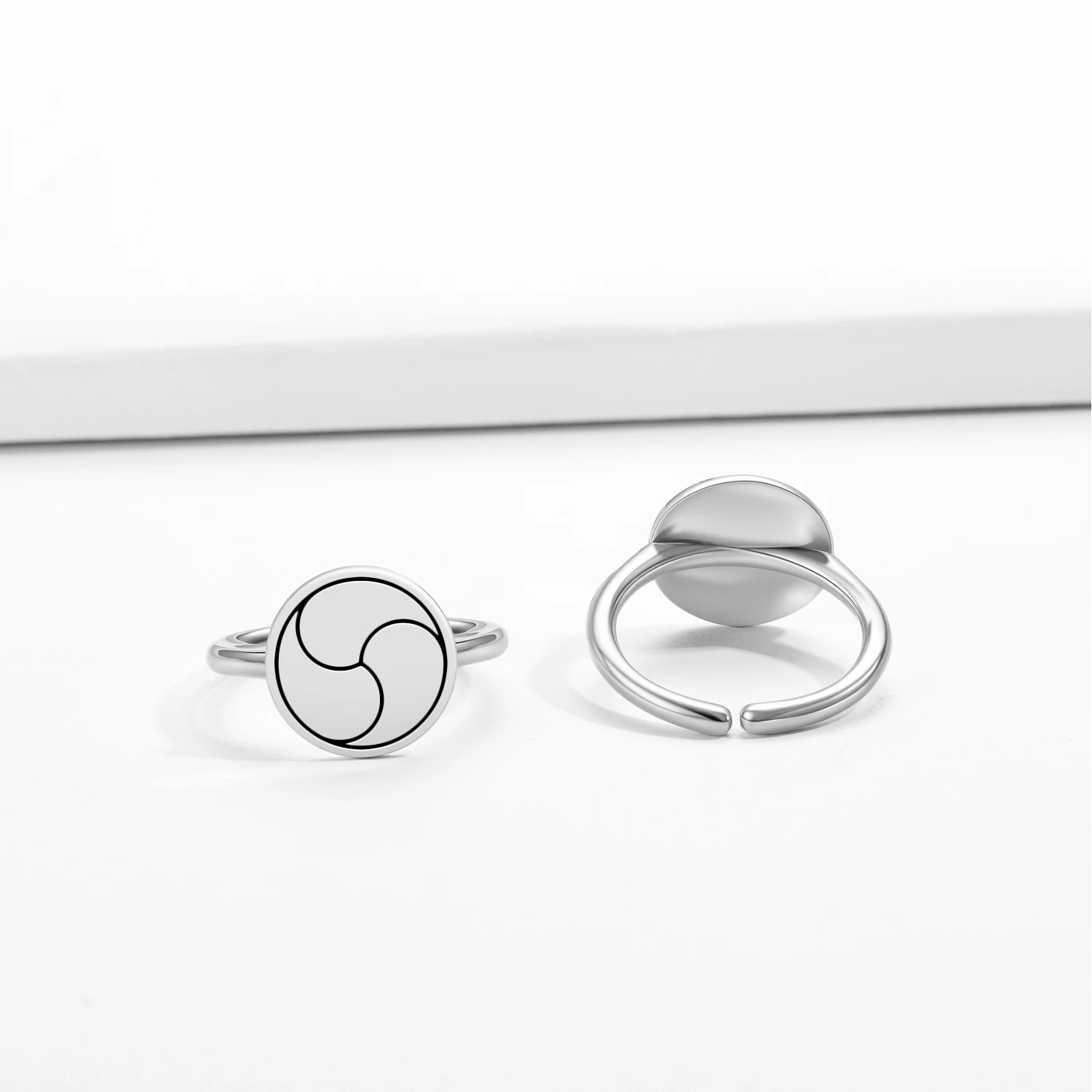 

Trikaya Ring 925 Sterling Silver Resizable Ring Birthday Gift for Women Fine Jewelry