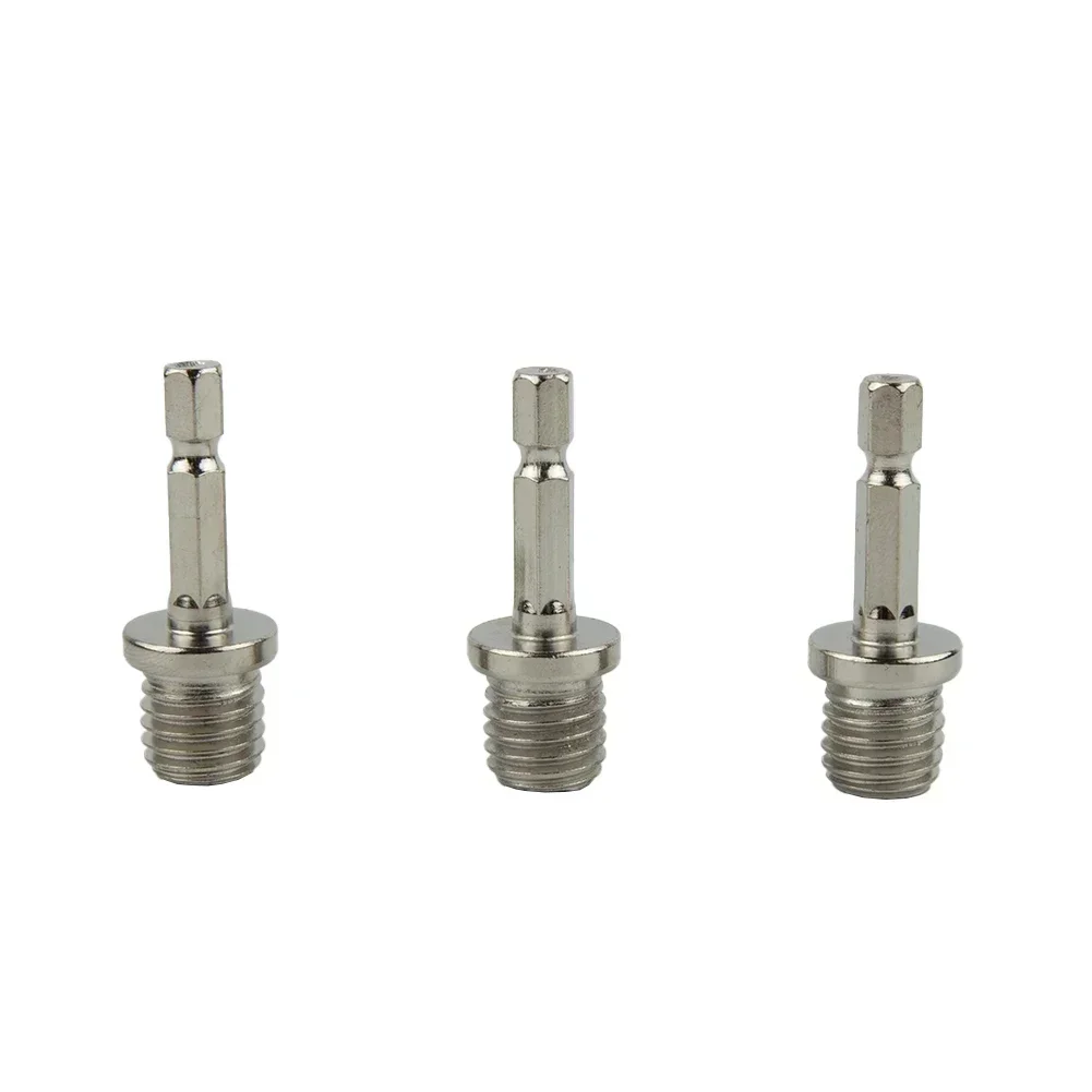 Hexagonal Drill Chuck Adapter, Polimento Conector Disco, 3x 1/4