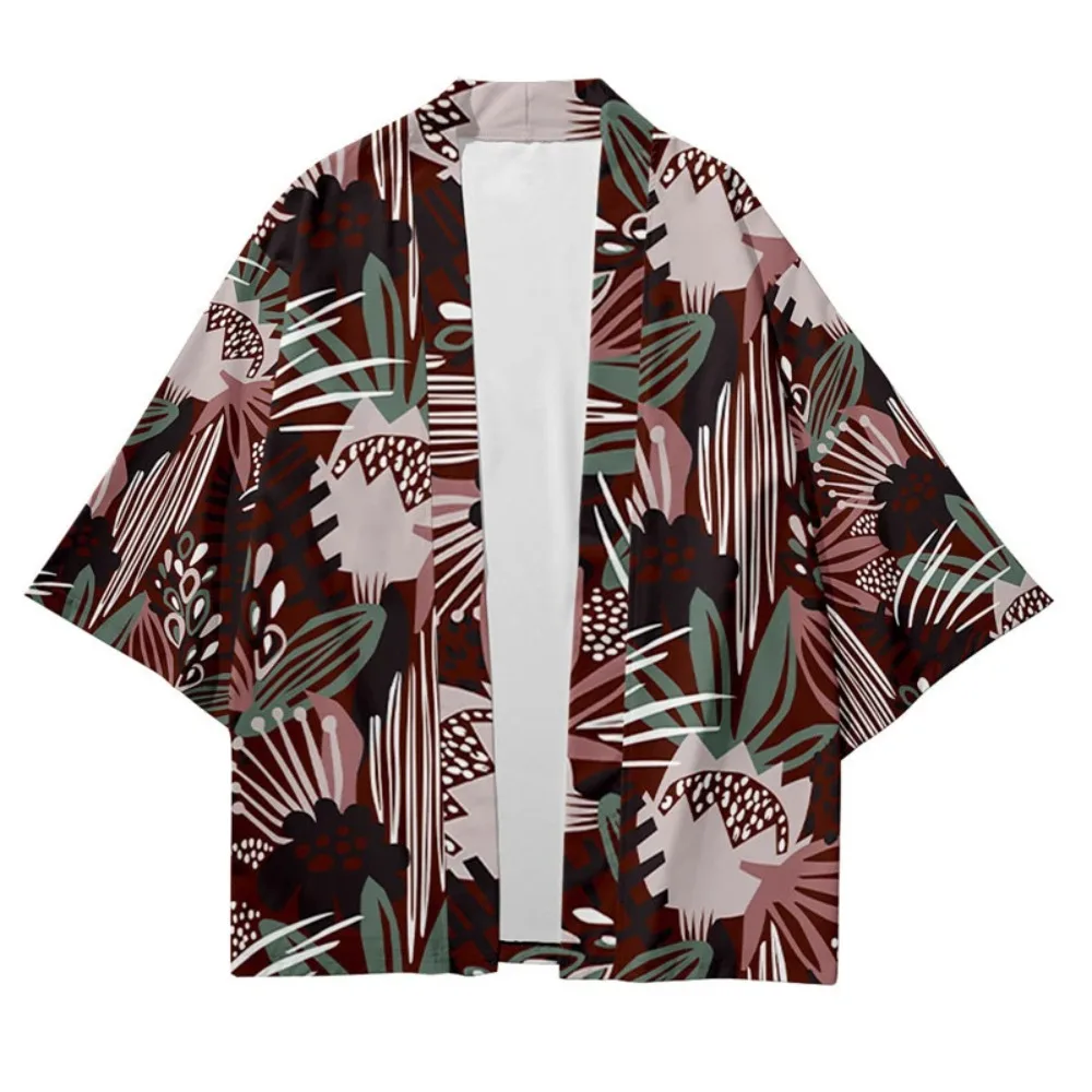 

Men Fashion Summer 3D Printed Kimono Japanese Anime Haori Yukata CosplayLoose Thin Cardigan Kimono Haori Casual Cool Streetwear