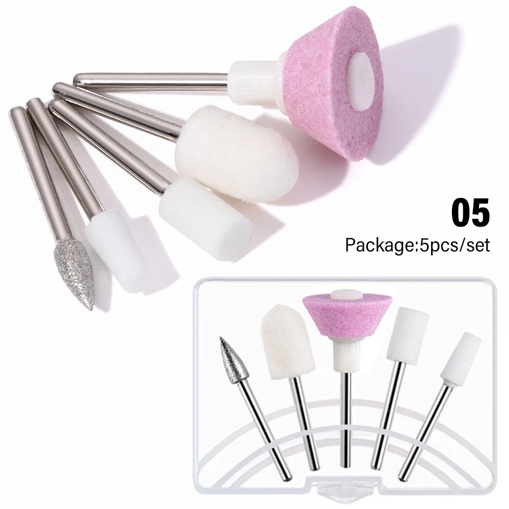 LINMANDA 6-in-1 elektrische nagelborenset Verwijder polijstmachine Manicure Draagbare nagelvijl Nagelboorapparatuur Pen Gereedschap Machine