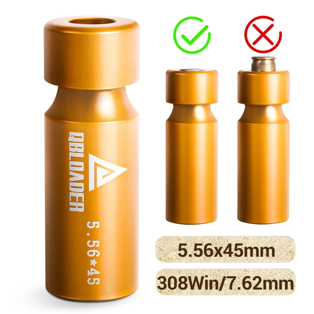 Jauge de cartouche de vérificateur de munitions pour recharger 5.56*45mm 308Win 7.62mm cartouche de fusil de pistolet jauge de munitions vérificateur de chambre