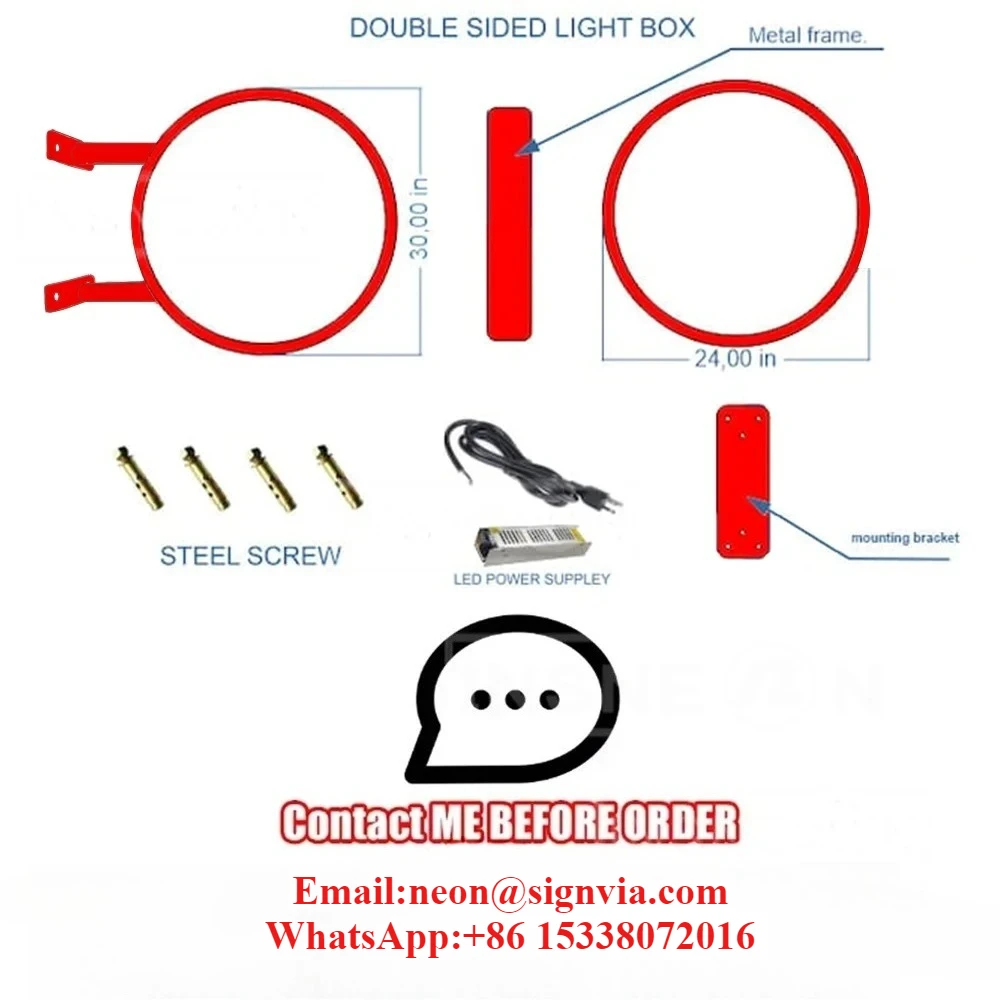 صندوق إضاءة مخصص Led علامة النيون جدار رسالة تصميم شخصي لافتات شعار المنزل الاكريليك رسائل الإعلان علامات معدنية الأعمال #6