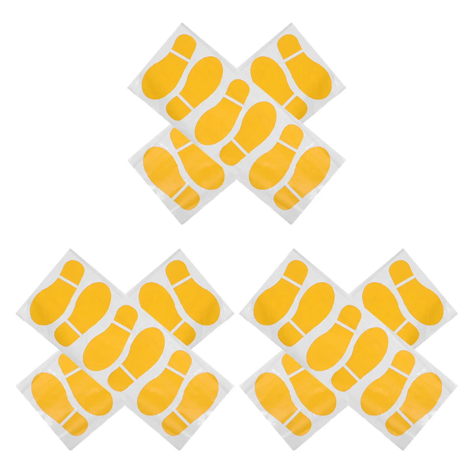 18Pairs Footprint Floor Stickers Colored Shoe Prints Peel Stick Non Residue for Classroom Educational Crafts Games