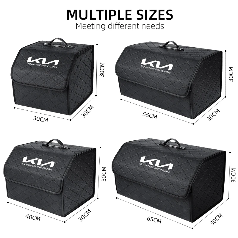 Car Trunk Organizer Box Large Capacity Stowing Tidying Storage Bags For KIA rio ceed sportage cerato soul sorento k2 k5 flip