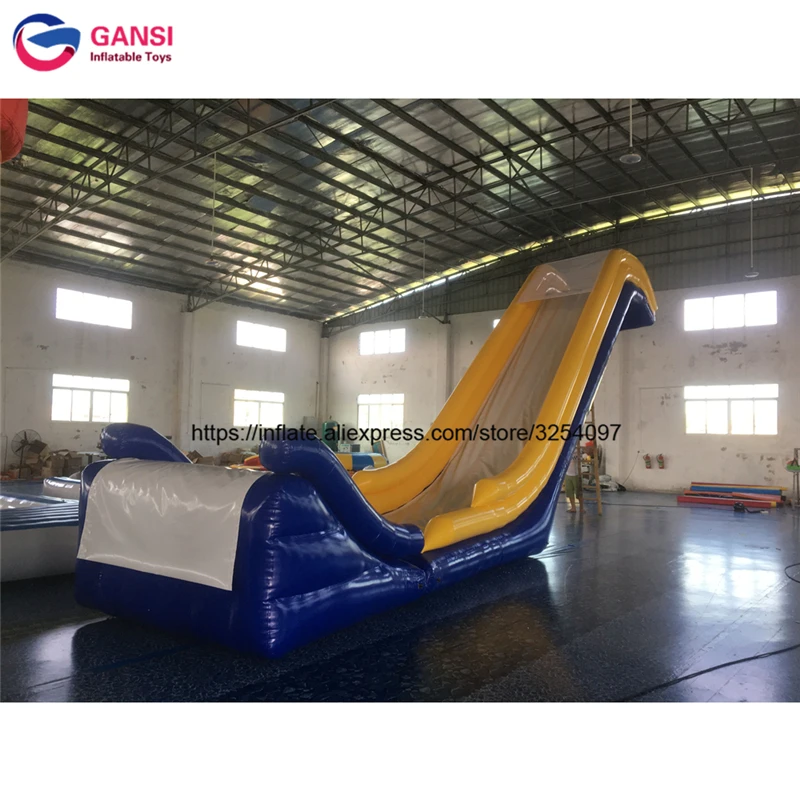 Water Slide For Water Park Toys Inflatable Floating Water Slide For Boat , Inflatable Yacht Slide , Water Slide Boat