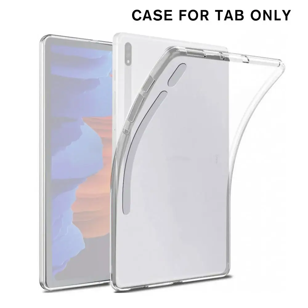 For Samsung Tab S9 S9+S9 Ultra Tablet Protective Case White / Black Anti Drop Frosting Soft Silicone Shell Protective Cover