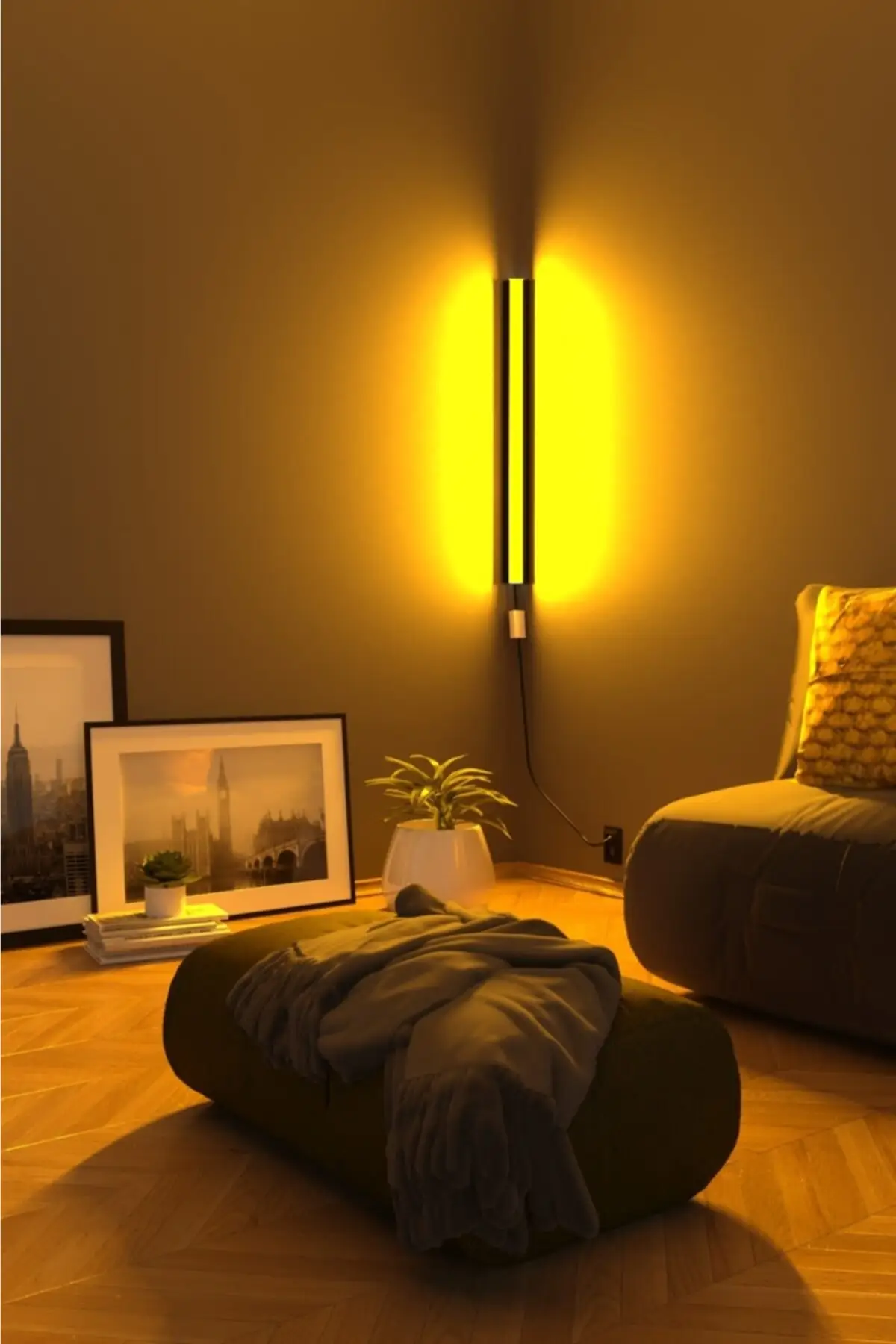 

2022 Remote Control Corner Rgb Led Lampshade Sconce Night Light With Control For Bedroom And Kids Room