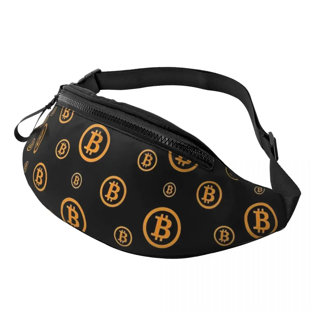 

Logo Pattern Printed Waist Bags Bition Men Women's Fanny Pack Fashion Travel Banana Bags Belt Pouch