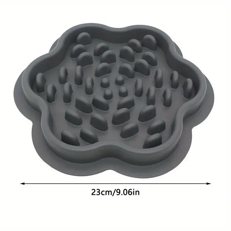 Pet Slow Down Eating Feeder Dish - Interactive Pet Food Bowl - Silicone Material - Suitable for Dogs Cat