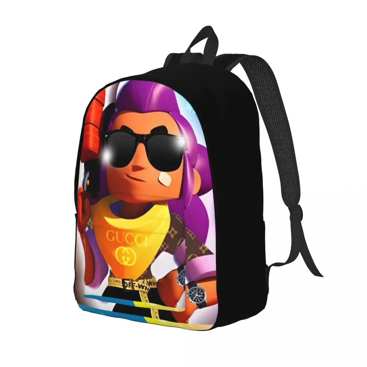 Hileli-Mochila Super Cell Video Game para meninos e meninas, Sacos de livros escolares para crianças, mochila pré-escolar com bolso, bolsa primária