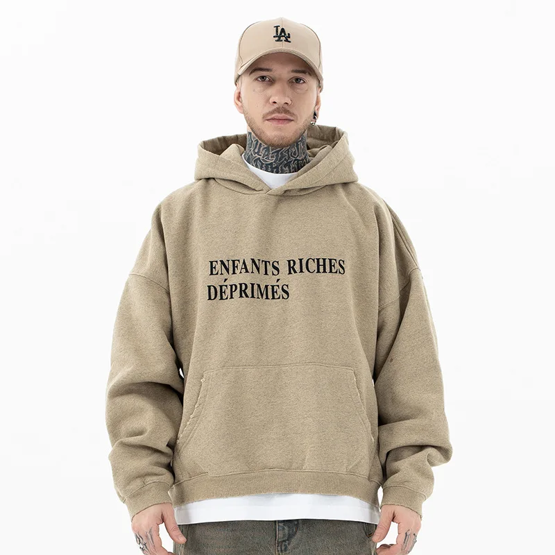 Men's Wear | Autumn/Winter New Trendy Brand Painter EDR Melancholic Rich Second Generation Heavy Industry Wash Water Gradient