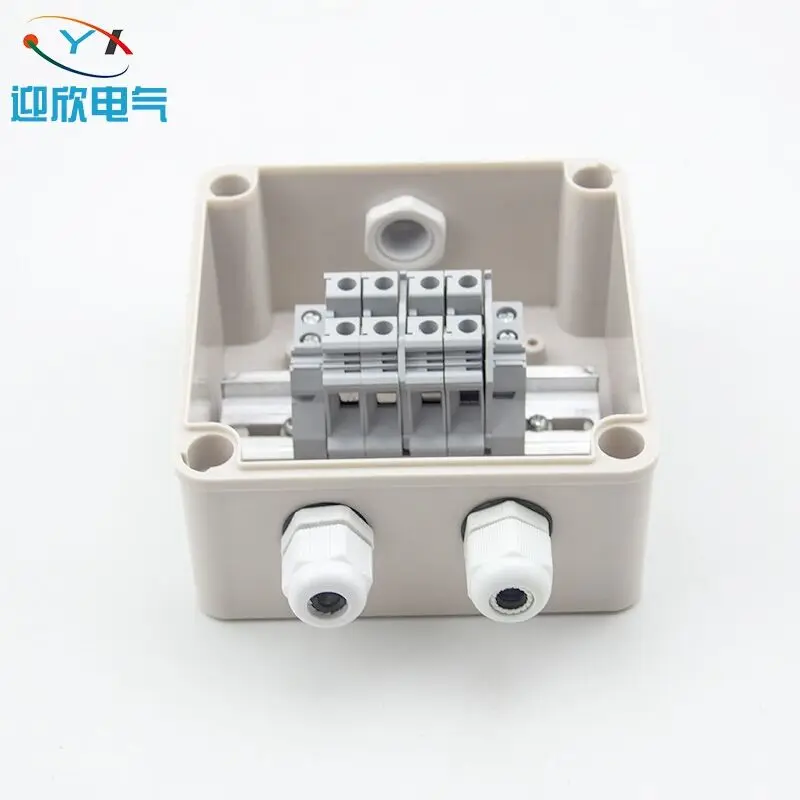 Customized Outdoor Plastic Distribution Enclosure Case Waterproof Terminal Junction Box Home Monitor Electric Cable Branch Box