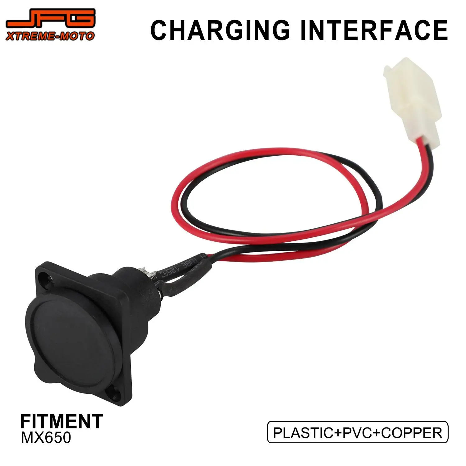 Motorcycles Accessories Charging Interface Power Cable Charging Socket Cable For MX650 MX 650 Electric Dirt Pit Bike Scooter