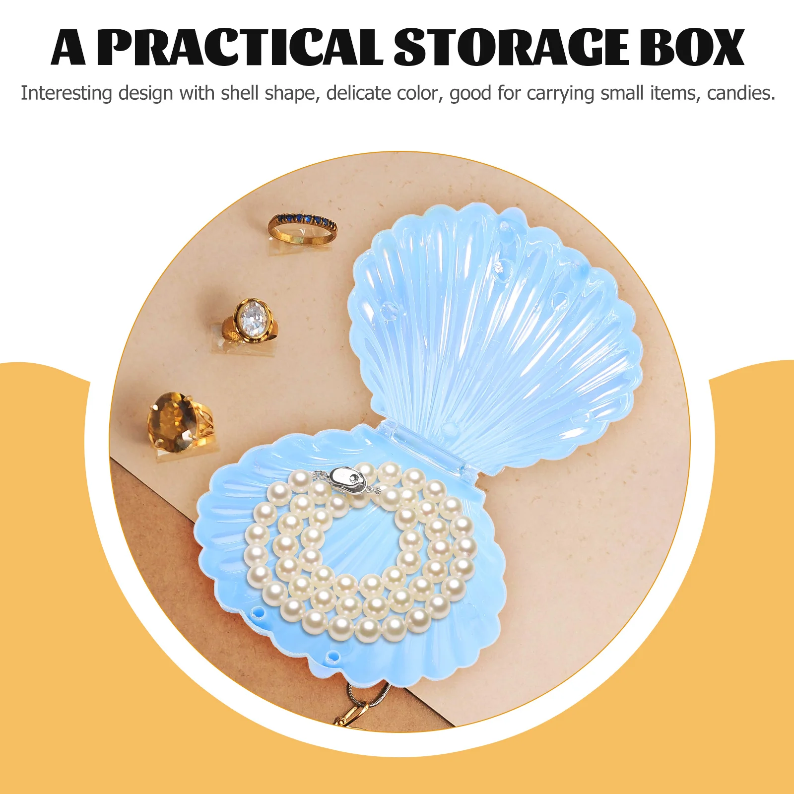 

10pcs Pearl Color Shell Candy Boxes Gifts Packaging Small Boxes Wedding Party Favor Plastic Banquet Storage Containers