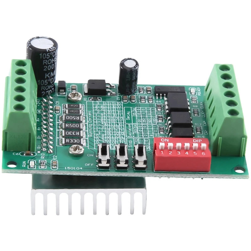 TB6560 3A Stepper Motor Driver 10-Speed Current Multi-Function Stepper Motor Driver Board Single Axis Controller Durable