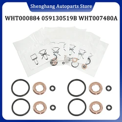 Kit de anillos de sellado de boquilla de inyector para Audi A3 A4 VW Bora Caddy Eos 2.0TDI para 2.7TDI /3.0TDI V6 diésel 059130519 B,059 130 519 B