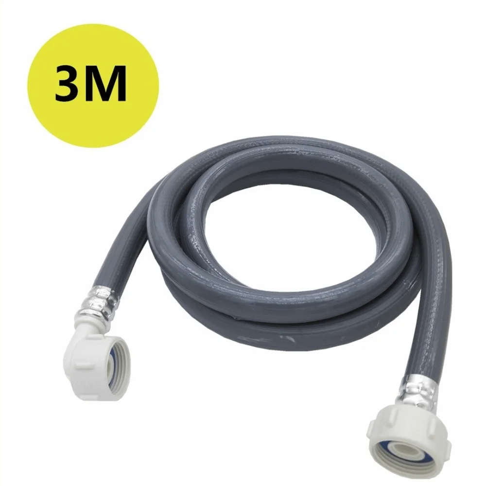 

Automatic Washing Machine Inlet Hose High Pressure ‌Explosion Proof European Water Inlet Hose 3/4 Inch Garden Water Supply Pipe