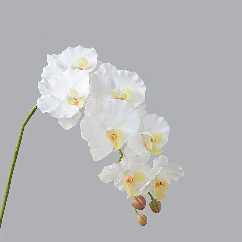 1/3pcs Artificial 7head Latex Phalaenopsis Real Touch Butterfly Orchid Flowers Wedding Decor Flower Arrangement Home Party view 5