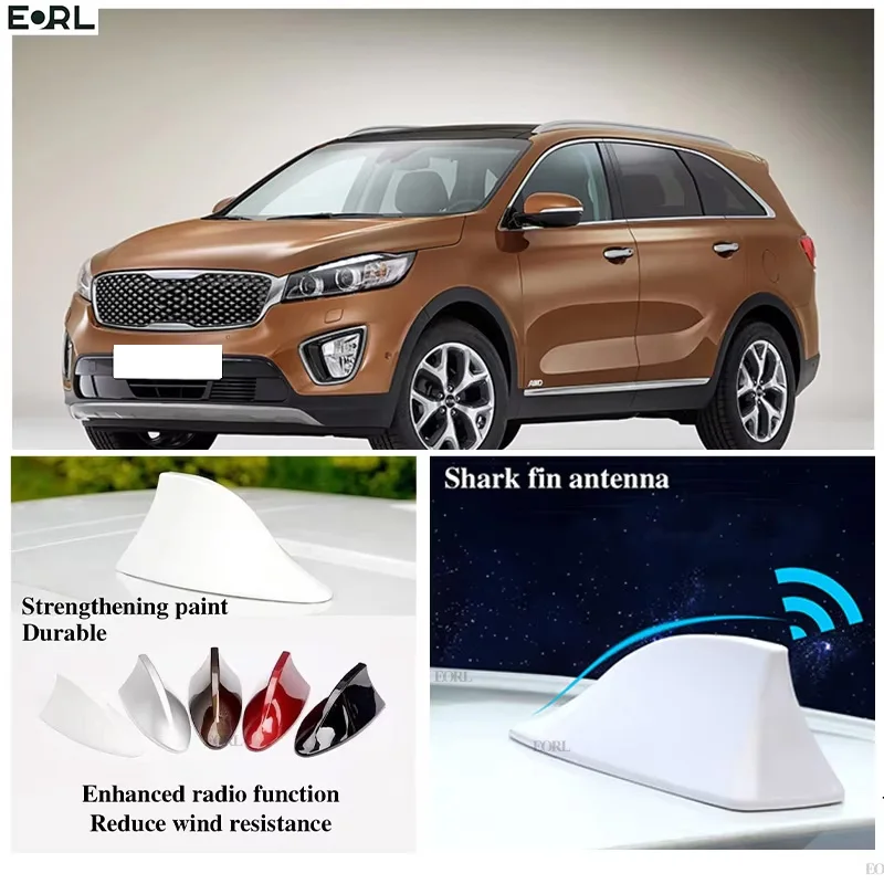 

For Kia Sorento Shark Fin Antenna FM Signal Super Aerials Amplifier Waterproof Signal Amplifier FM/AM Radio Aerials