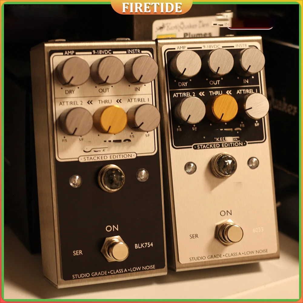 

Компрессионный Stompbox для электрогитары Cali76, двойной стек давления, педаль эффектов для бас-гитары, оригинальный клон