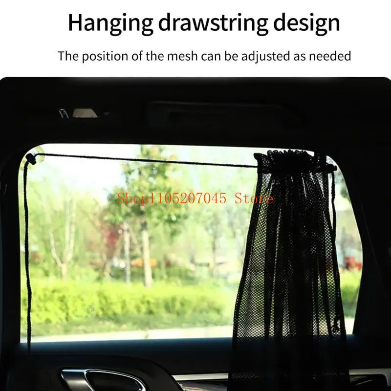 

37cd Car Window Sunshades Curtains From Sunlight Mesh Fabric Suitable for Comfortable and Private Driving Experience