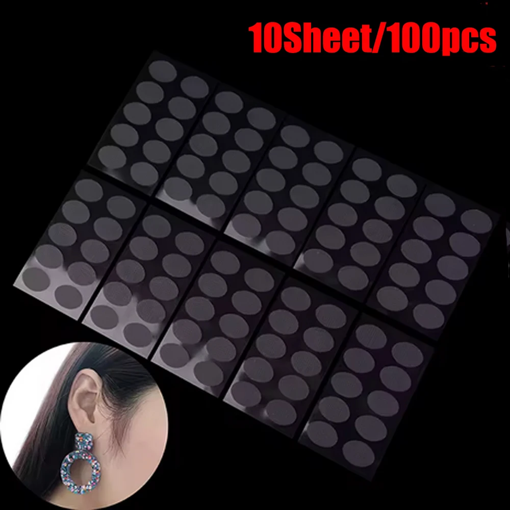 100PCS Invisible Ear Lift Patch for Ear Lobe Support Ear Care for Stretched Torn Lobes & Relieve Strain From Heavy Earring