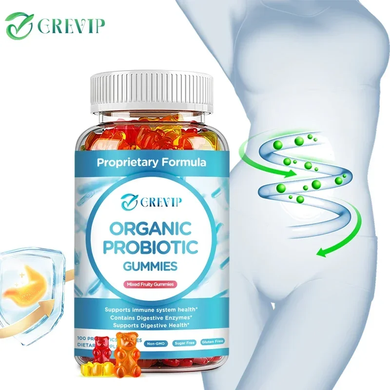 Organic Probiotic Gummies - Good for Intestinal Health, Relieve Bloating and Promote Digestion