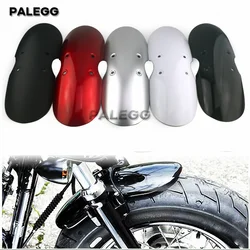 Motorcycle Short Front Fender Mudguard Fairing Splash Cover Black/ Red Motorbike Chopper Bobber For Triumph Bonneville T100