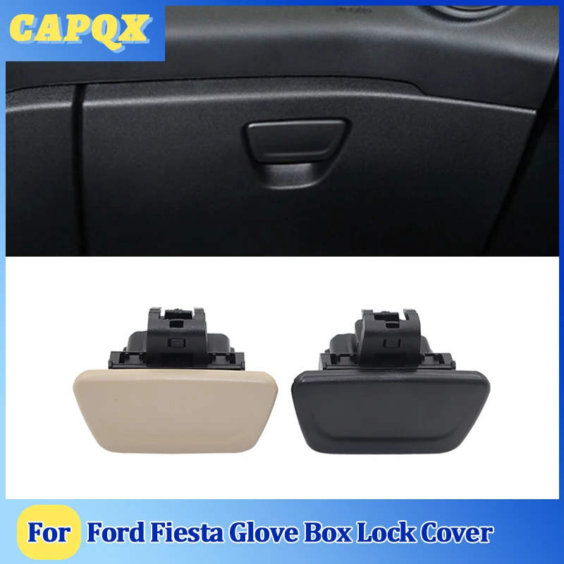 For Ford Fiesta   Glove Box Lock Cover Buckle Kit Storage Case Toolbox Latch Lid Handknob