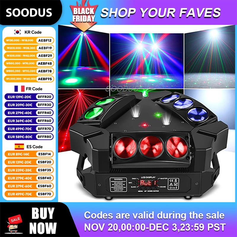 

DMX 150W LED Strobe Light Disco Beam Moving Head Audience For Dj Wedding Lighting Lights For Disco Parties Light RGB KTV