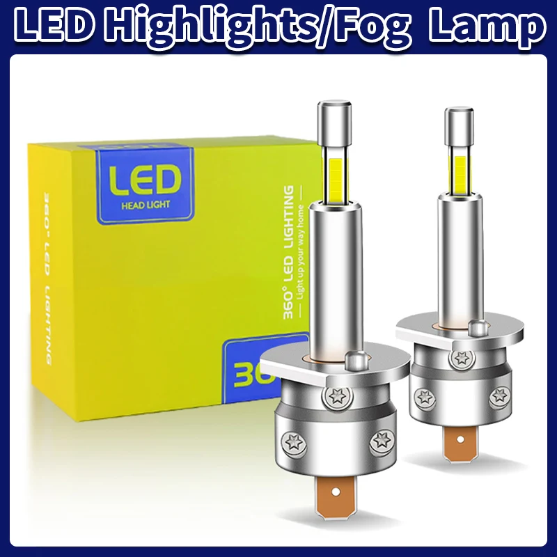 

Canbus H1 LED Headlight Bulb Mini 360 Size 100W 30000LM CSP for Car Headlamp Light Auto Diode Fog Lamp DRL Bulbs Automobile
