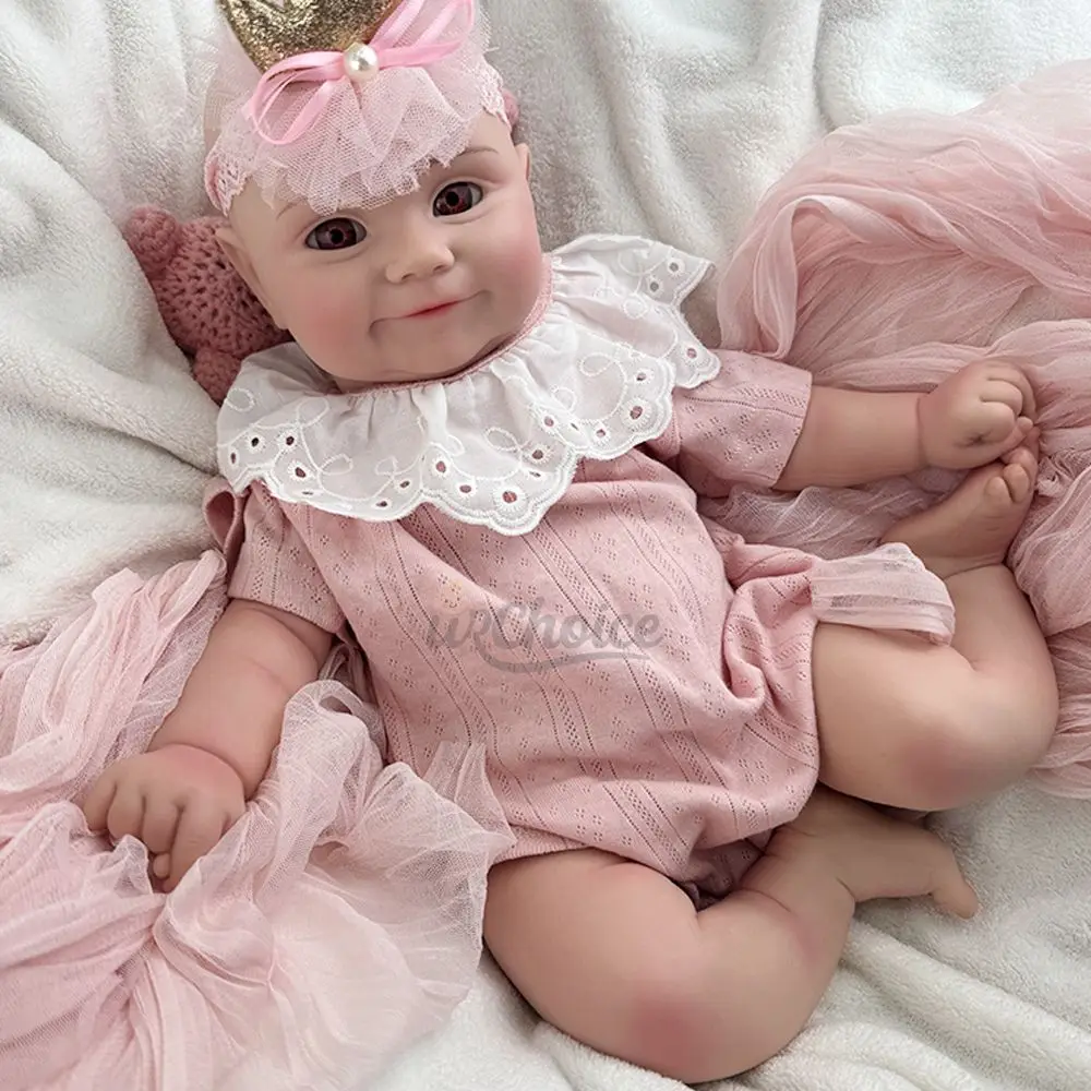ตุ๊กตาเด็กผู้หญิง Maddie ขนาด 20 นิ้ว ทำจากซิลิโคนเนื้อนุ่มเต็มตัว สมจริงเหมือนทารกแรกเกิด รายละเอียดเหมือนจริง ผิวสัมผัสประณีต เหมาะสำหรับเป็นของเล่นเด็ก