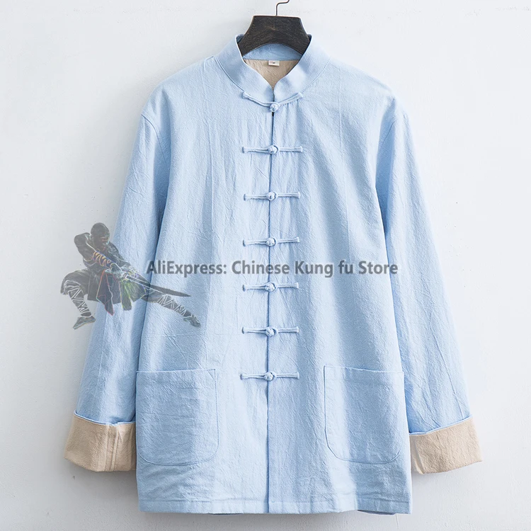 سترة الكونغ فو القطنية السميكة معطف الجناح تشون تاي تشي فنون الدفاع عن النفس ملابس تانغ غير رسمية #2