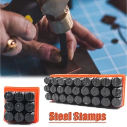 Number Letter Metal Punch Set Alphabet Mark Steel Stamp Craft Tool