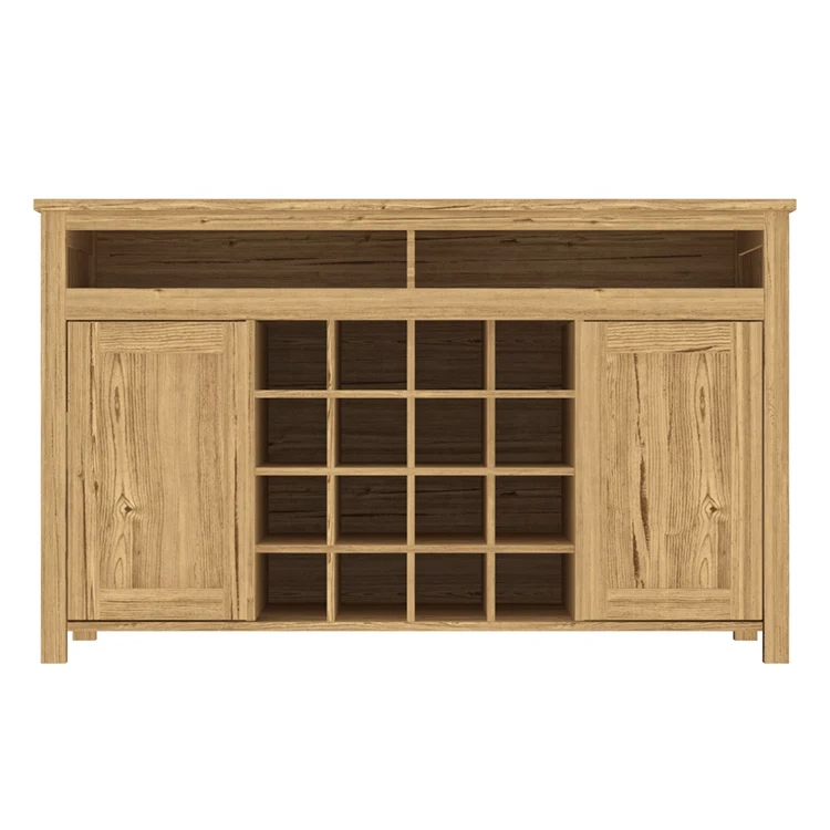 Factory Supply Sideboard Cabinet Home Furniture Mini Corner Movable Bar Wine Display image 5